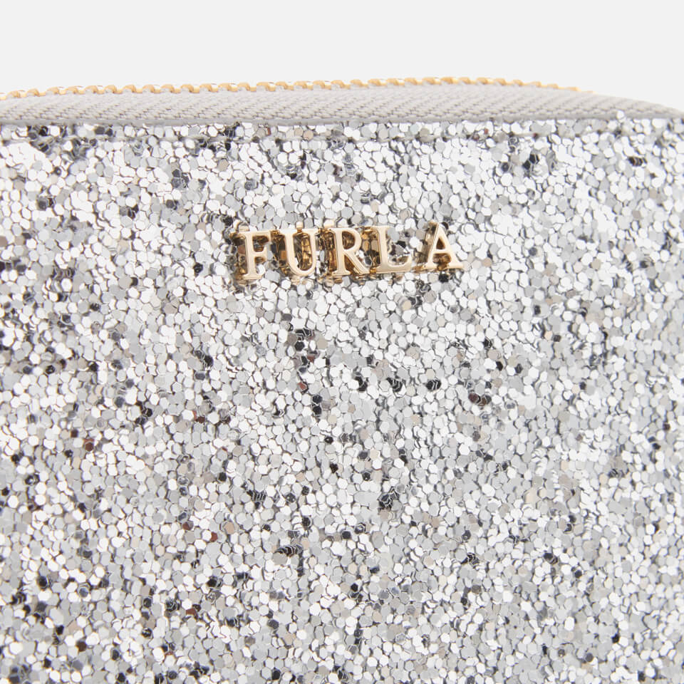 Furla Women's Babylon Small Zip Around Wallet - Silver