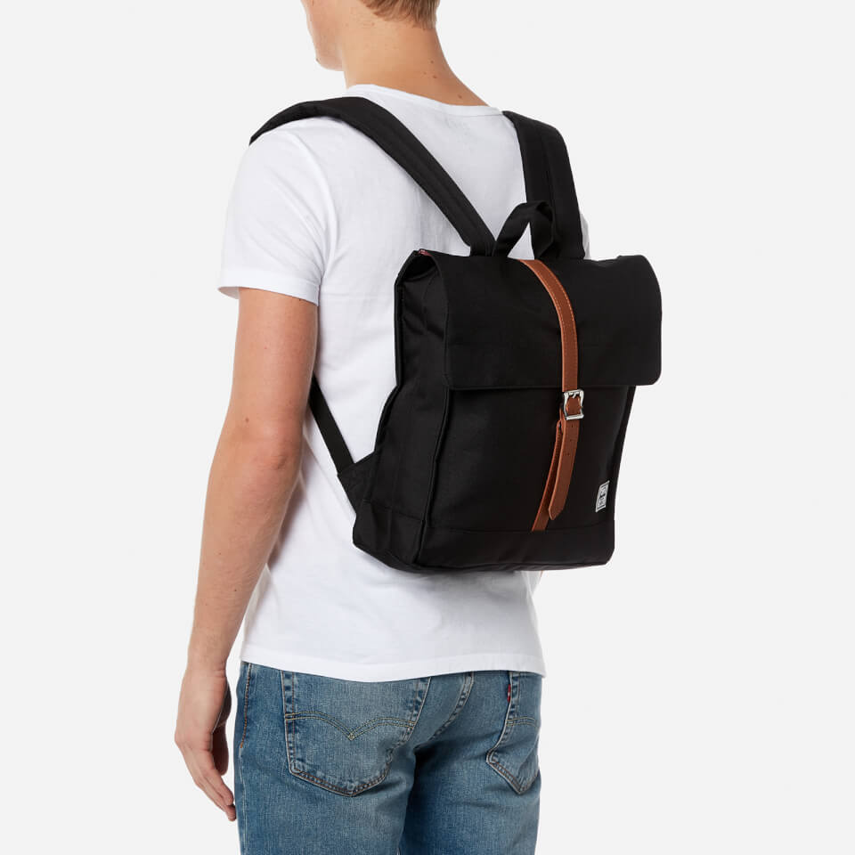 Herschel Supply Co. Men's City Mid-Volume Backpack - Black/Tan