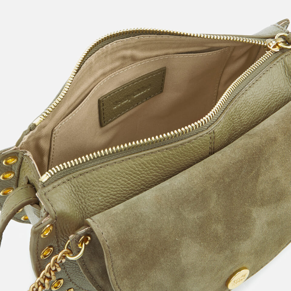See By Chloé Women's Suede Shoulder Bag - Safari Khaki
