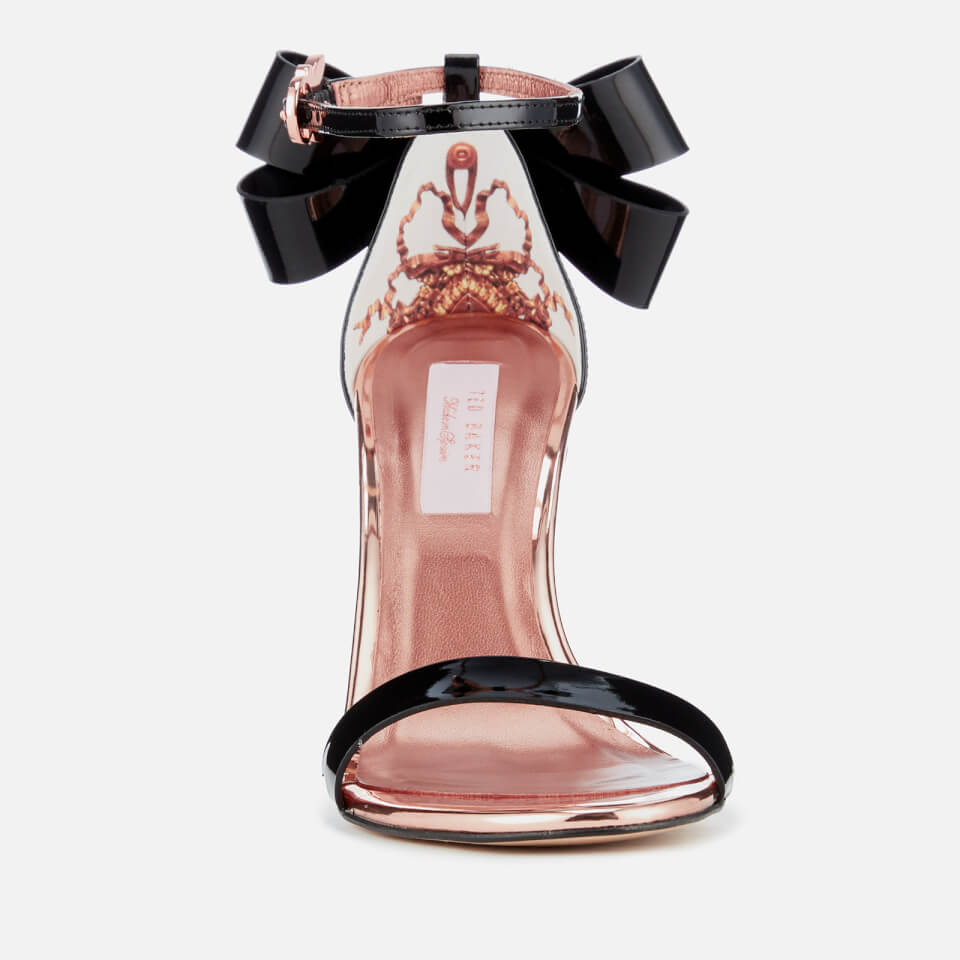 Ted Baker Women s Sandalo Leather Barely There Heeled Sandals Black Allsole