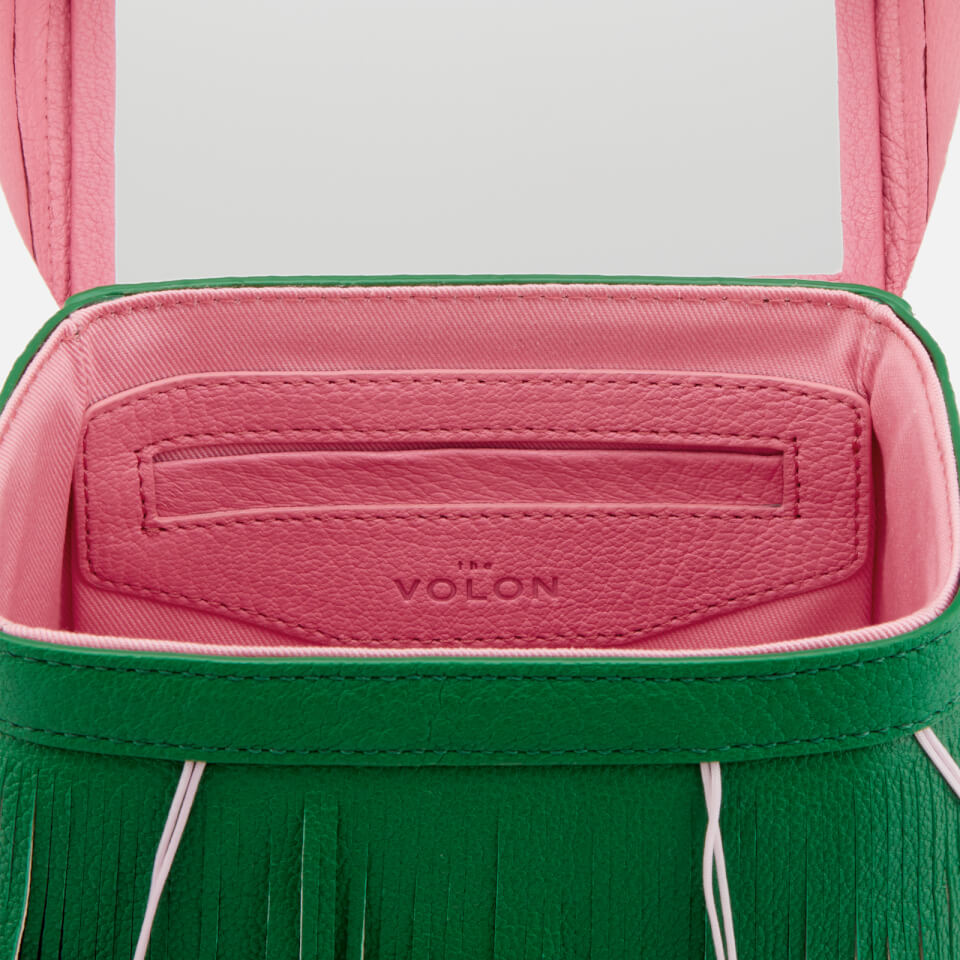 The Volon Women's Box Tassel Bag - Green