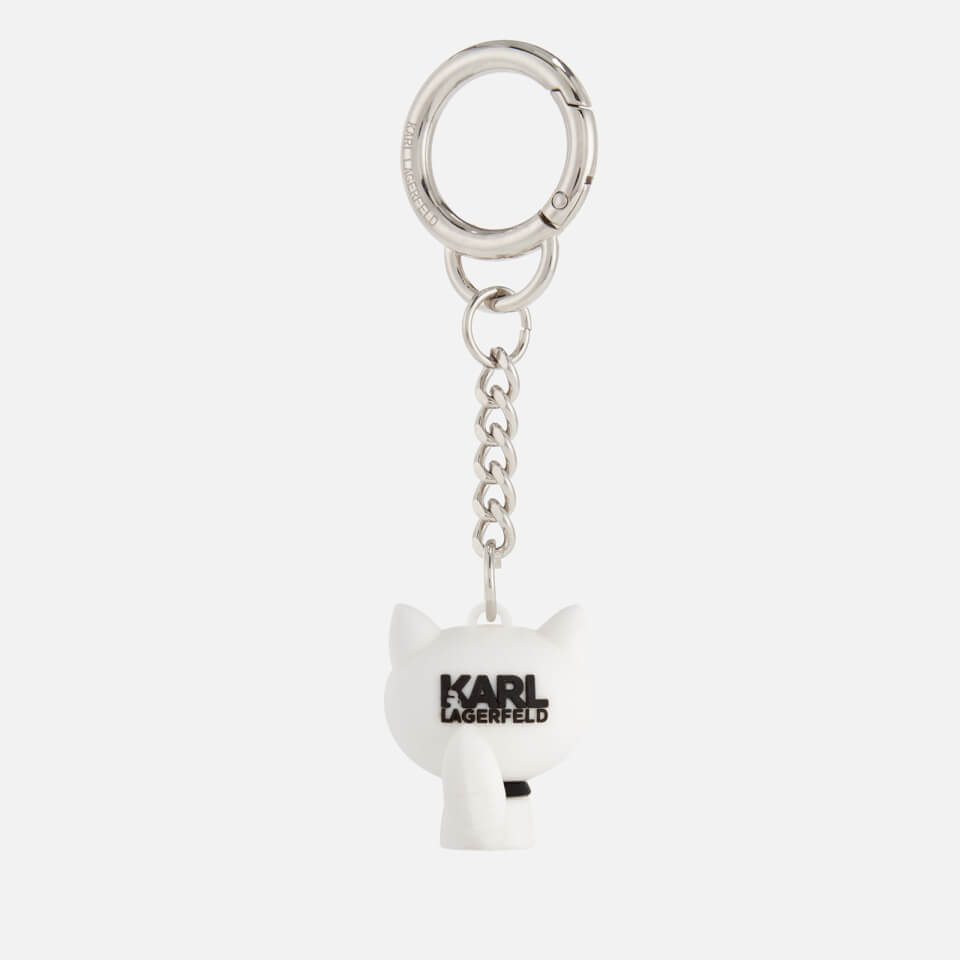 Karl Lagerfeld Women's K/Ikonik 3D Choupette Keychain - White
