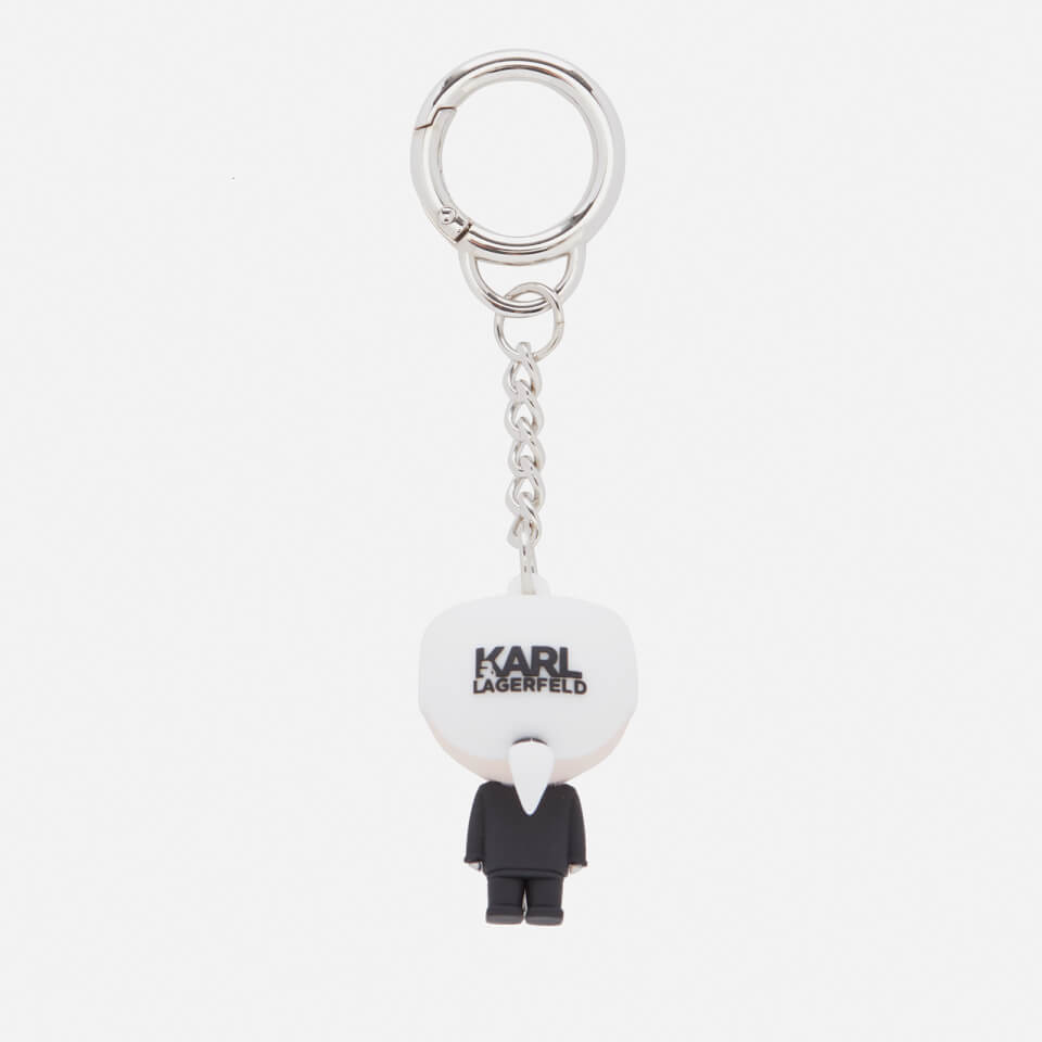 Karl Lagerfeld Women's K/Ikonik 3D Karl Keychain - Black
