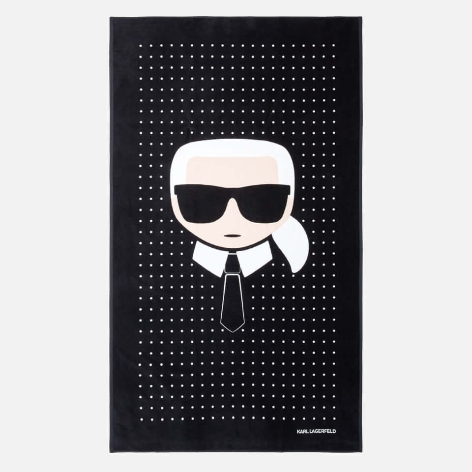 Karl Lagerfeld Women's K/Ikonik Towel - Black