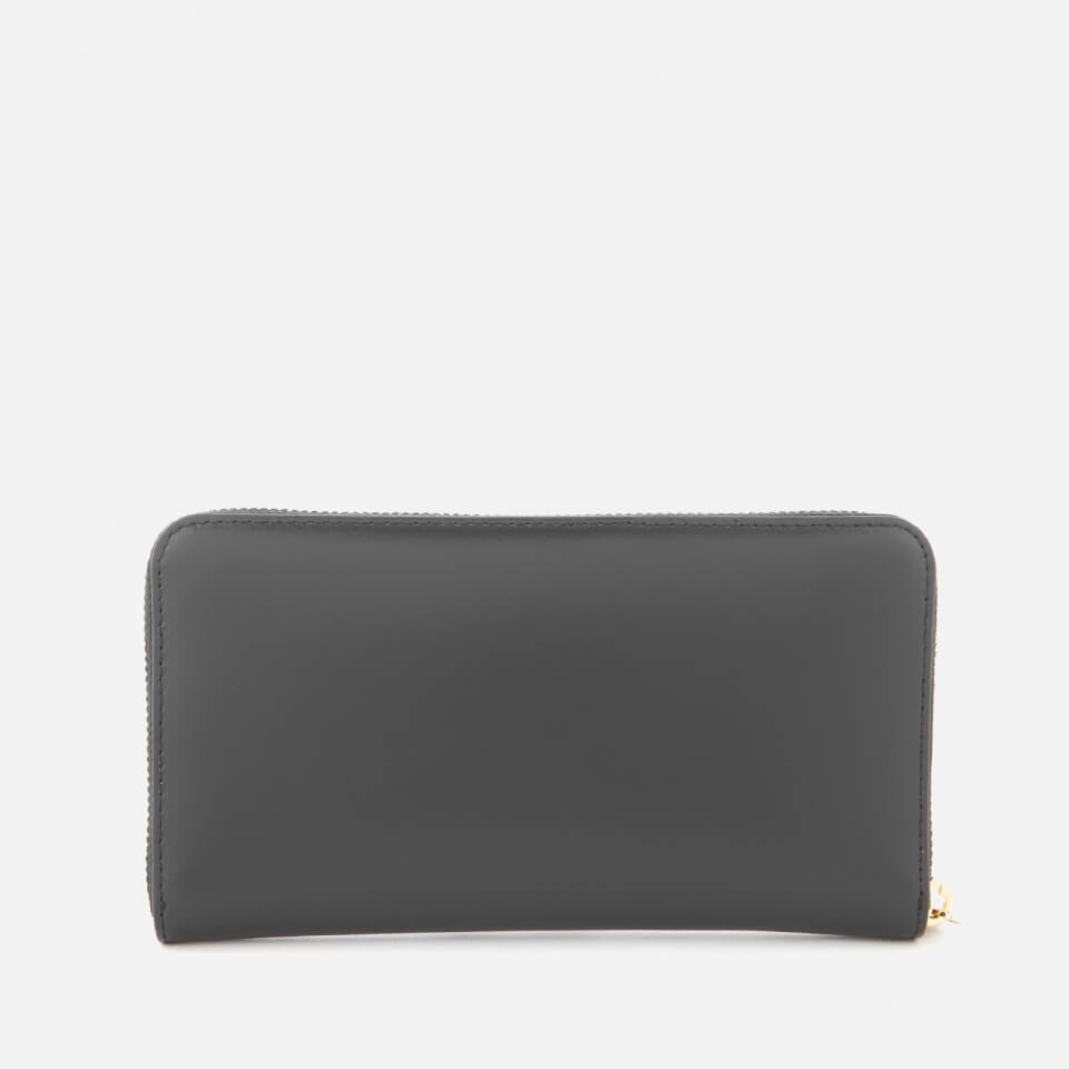 Karl Lagerfeld Women's K/Signature Zip Around Wallet - Black