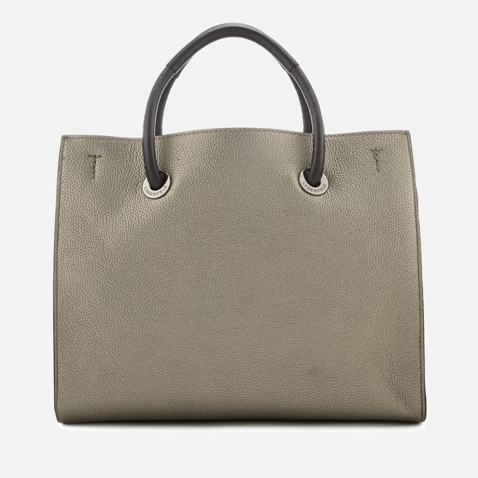Karl Lagerfeld Women's K/Karry All Shopper Bag - Metallic Taupe