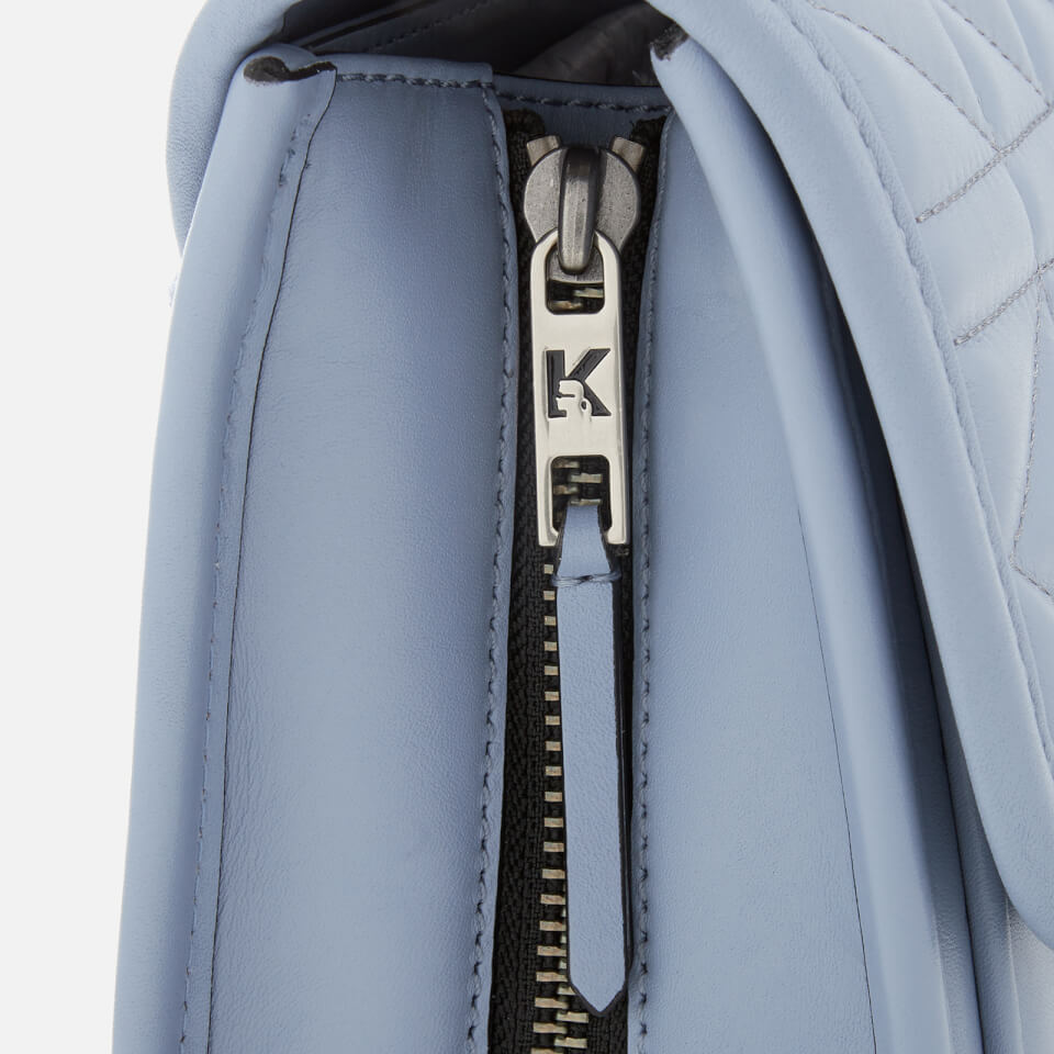 Karl Lagerfeld Women's K/Kuilted Mini Handbag - Mistic Blue
