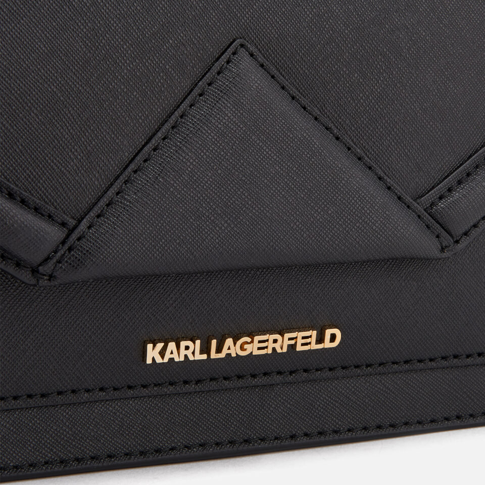 Karl Lagerfeld Women's K/Klassik Shoulder Bag - Black/Gold