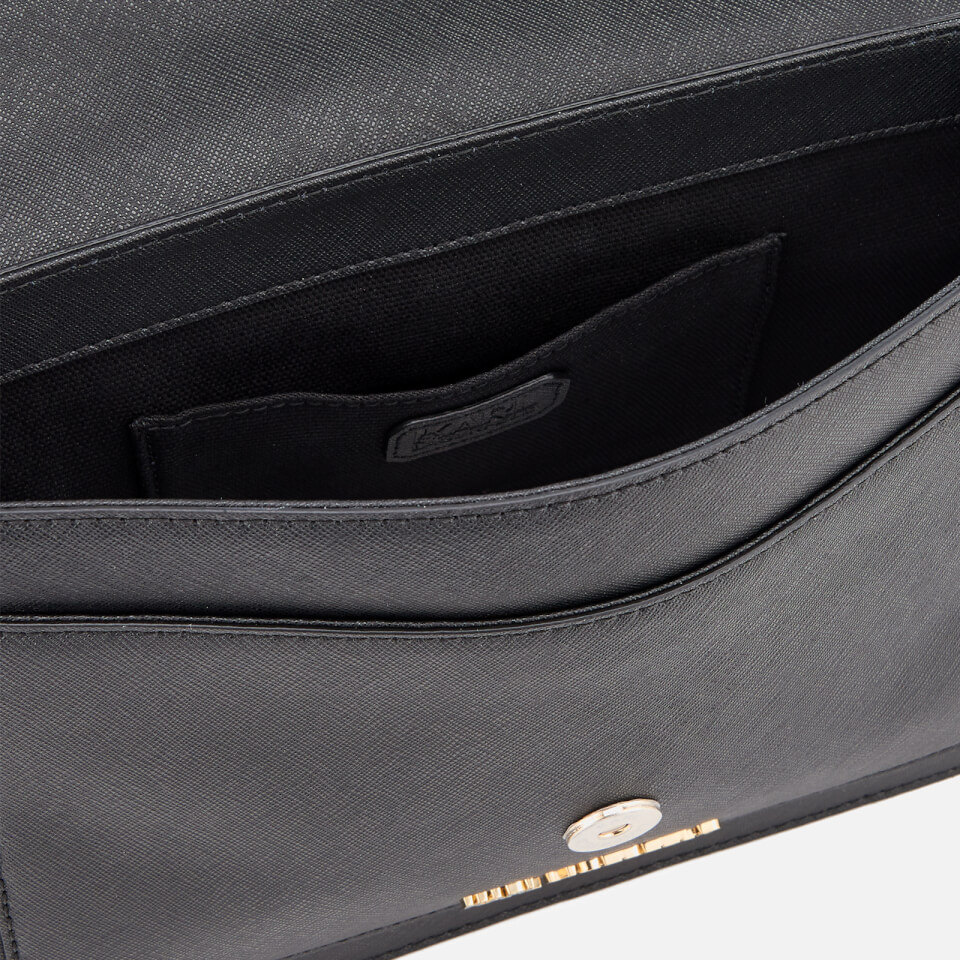 Karl Lagerfeld Women's K/Klassik Shoulder Bag - Black/Gold