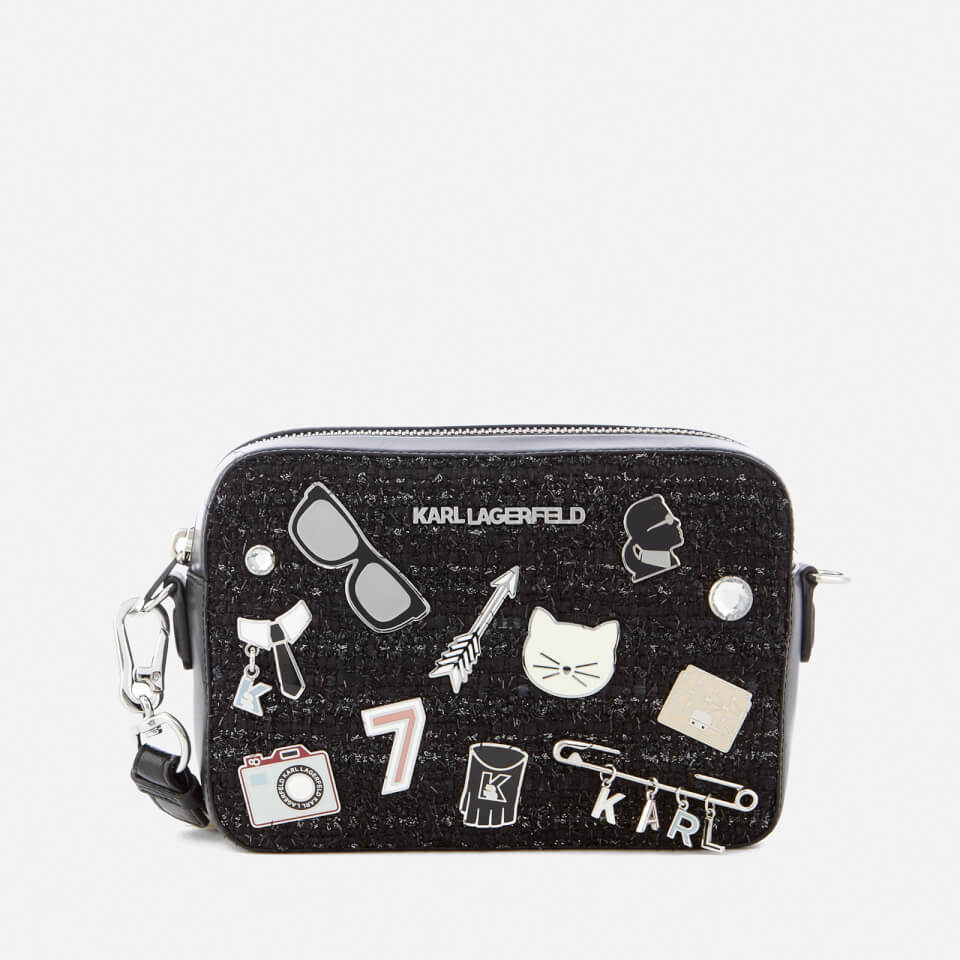 Karl Lagerfeld Women's K/Klassik Pins Camera Bag - Black