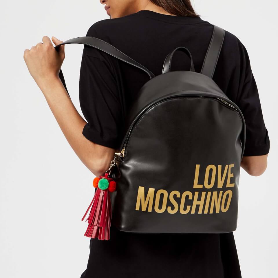 Love Moschino Women's Logo Backpack - Black