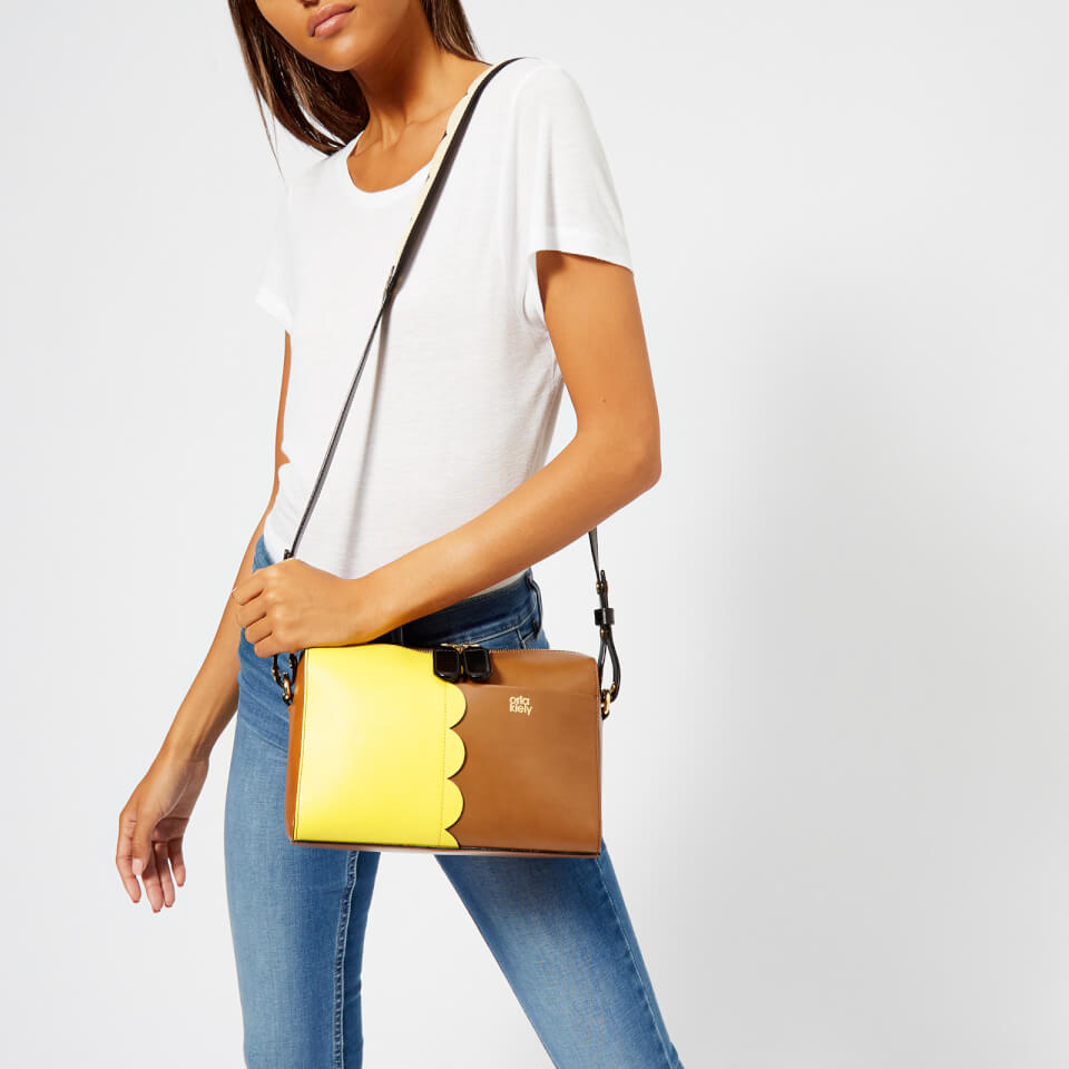 Orla Kiely Women's Giant Scallop Annie Cross Body Bag - Tan