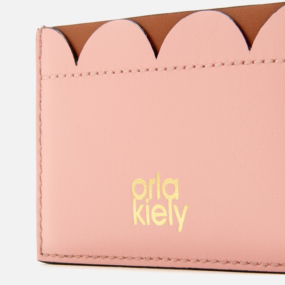 Orla Kiely Women's Giant Scallop Card Holder - Tan