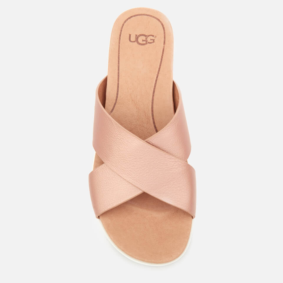 Ugg kari sandals rose discount gold