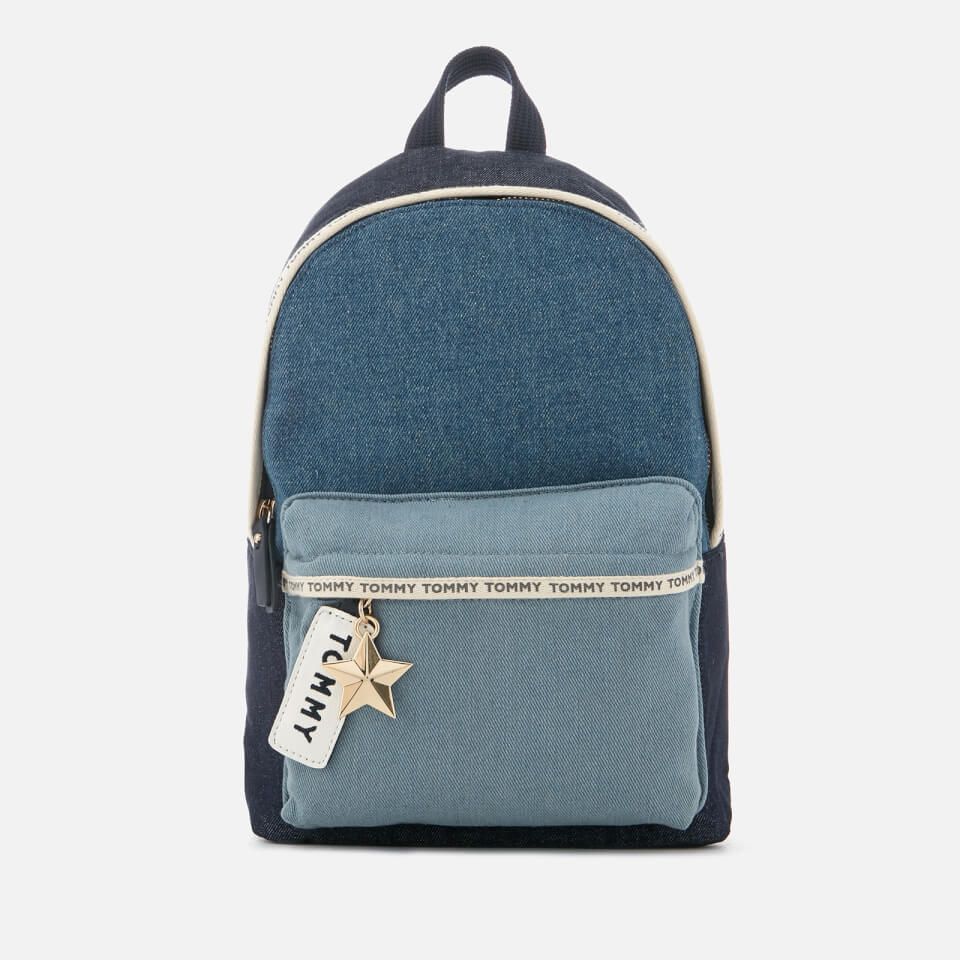 Tommy Hilfiger Women's Logo Tape Mini Backpack - Denim