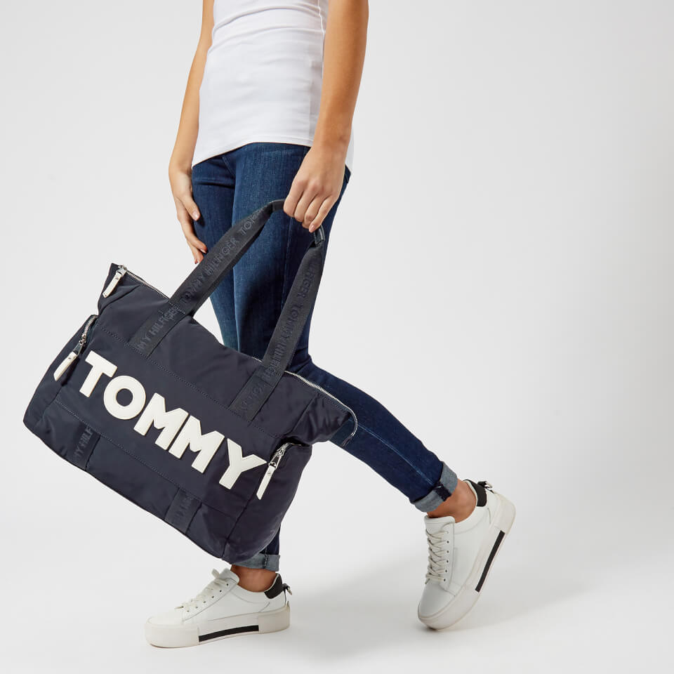 Tommy Hilfiger Women's Tommy Nylon Tote Bag - Navy