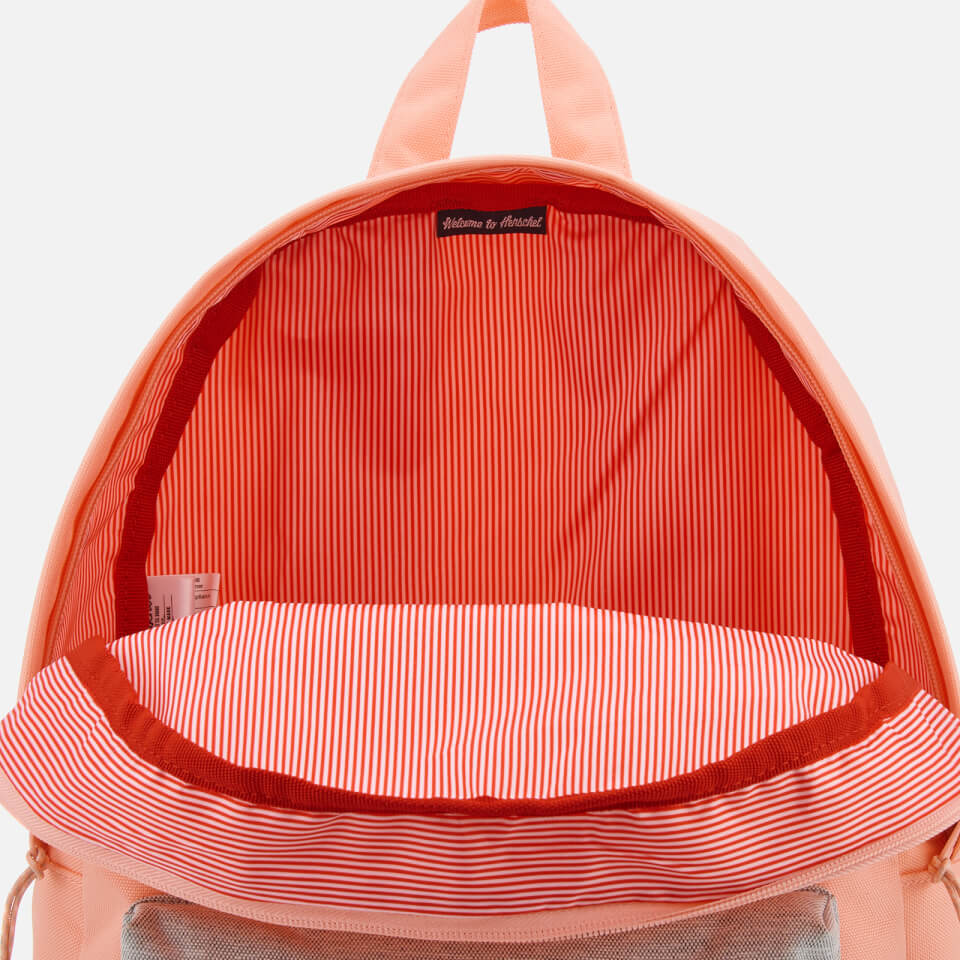 Herschel Supply Co. Women's Classic Mid-Volume Backpack - Peach/Light Grey Crosshatch