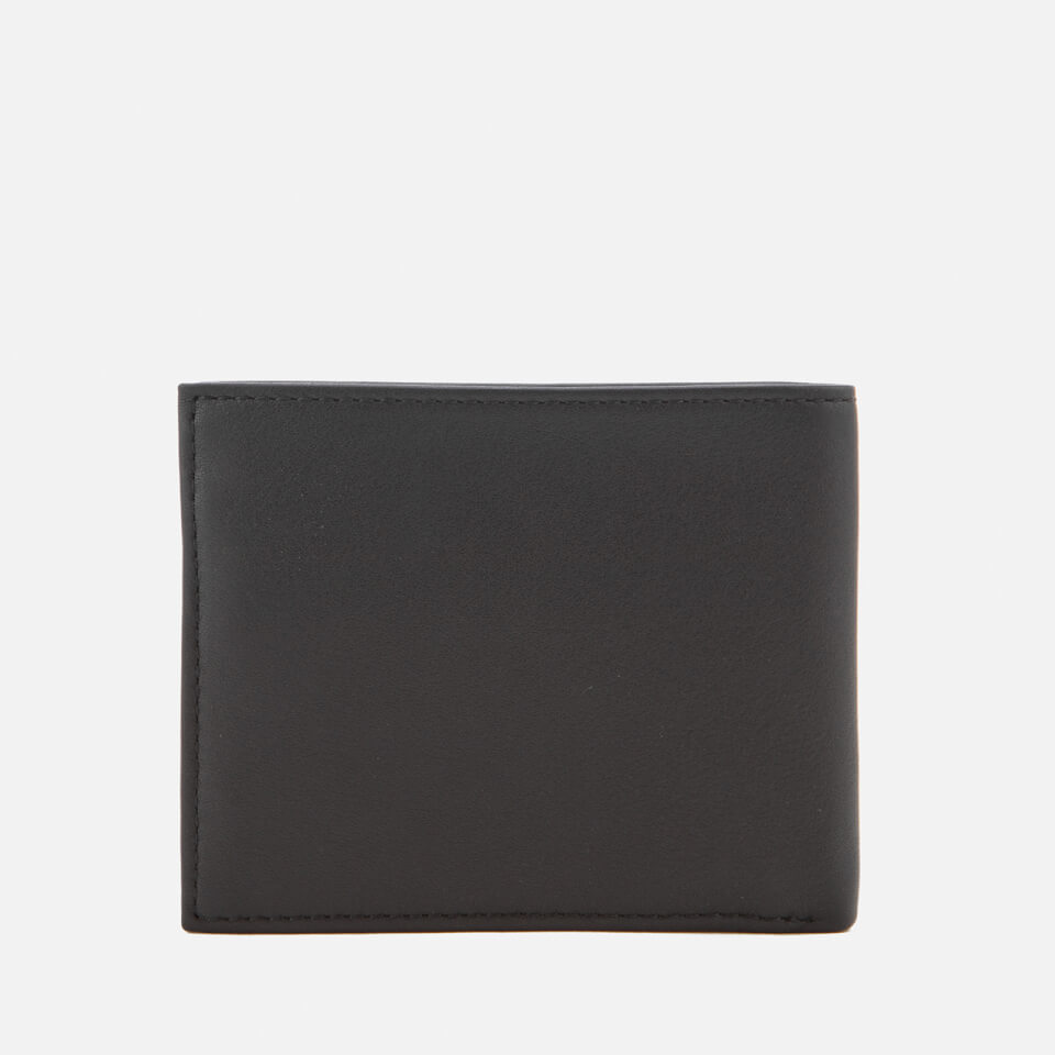 Tommy Hilfiger Men's TH Diagonal Mini Credit Card Wallet - Black