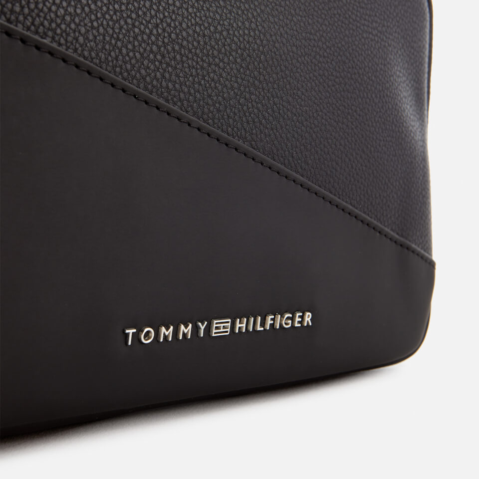 Tommy Hilfiger Men's TH Diagonal Wash Bag - Black