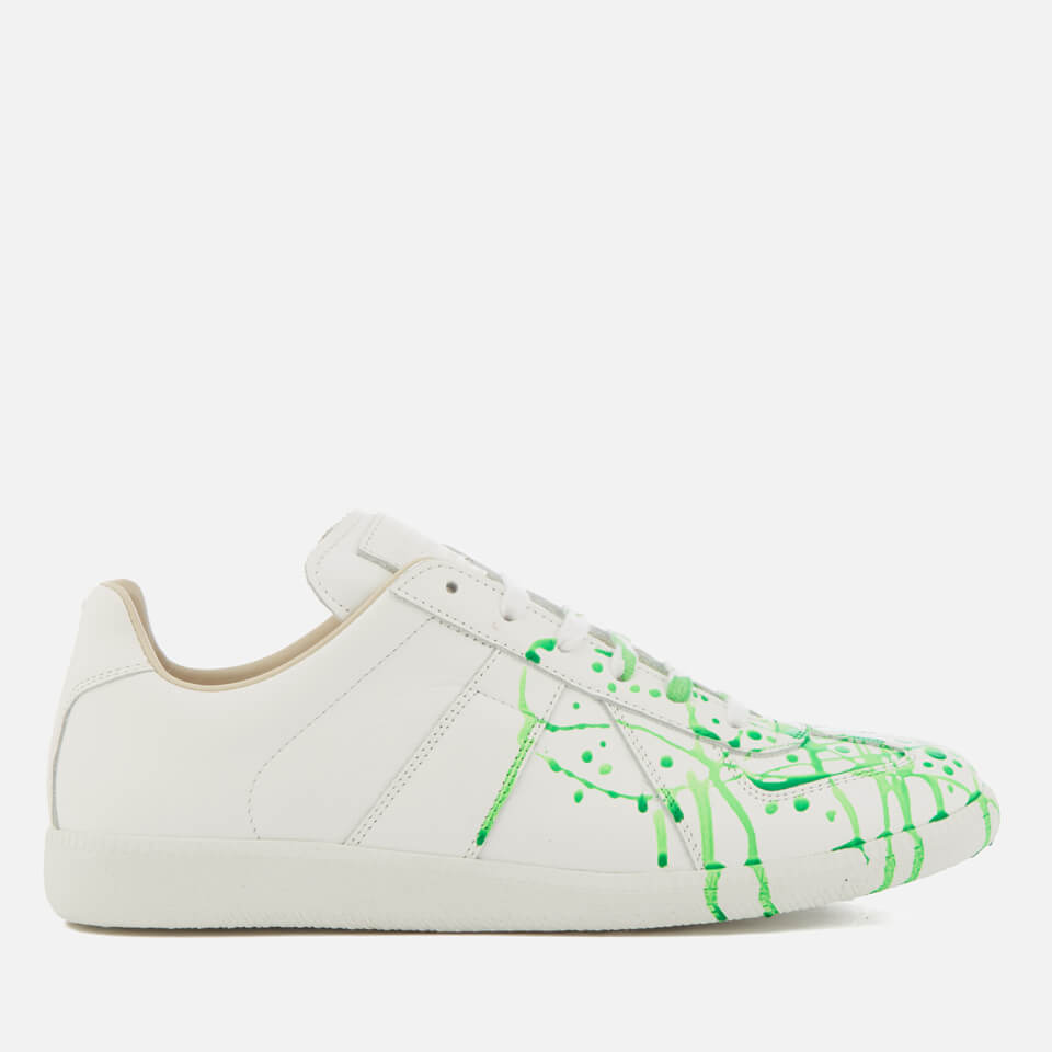 [MAISON MARGIELA] REPLICA PAINT SNEAKERS ☆ Maison Margiela Men's Replica Paint-Splatter Sneakers