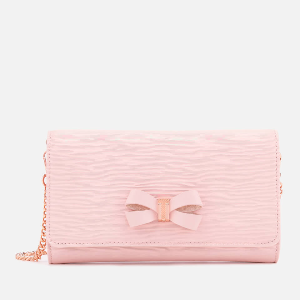 Ted Baker Women's Melisia Bow Matinee Bag with Chain - Light Pink