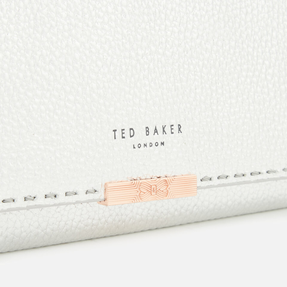 Ted Baker Women's Stab Stitch Matinee Bag with Chain - Silver