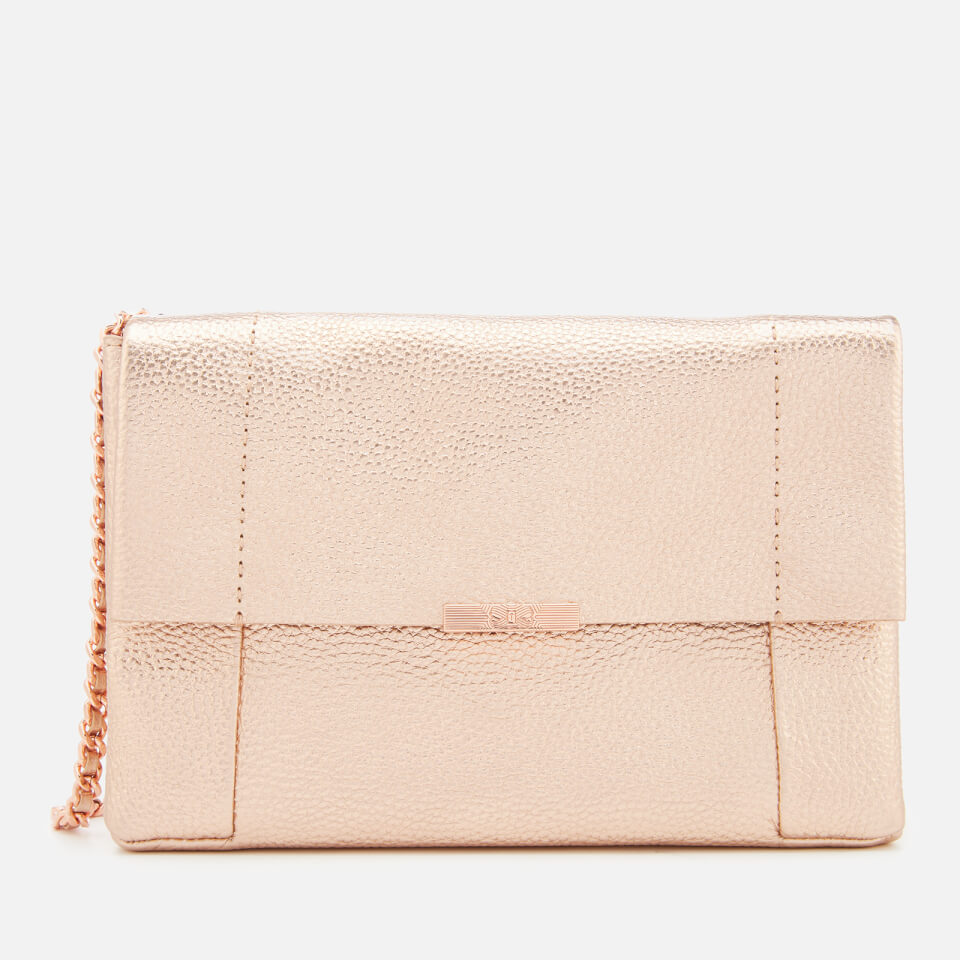Ted Baker Women's Parson Unlined Soft Leather Cross Body Bag - Rose Gold