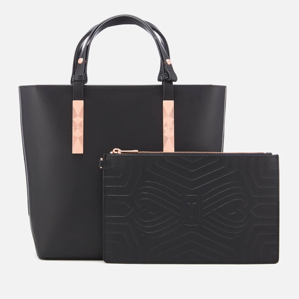 Ted Baker Women's Jaceyy Adjustable Handle Zip Shopper Bag - Black