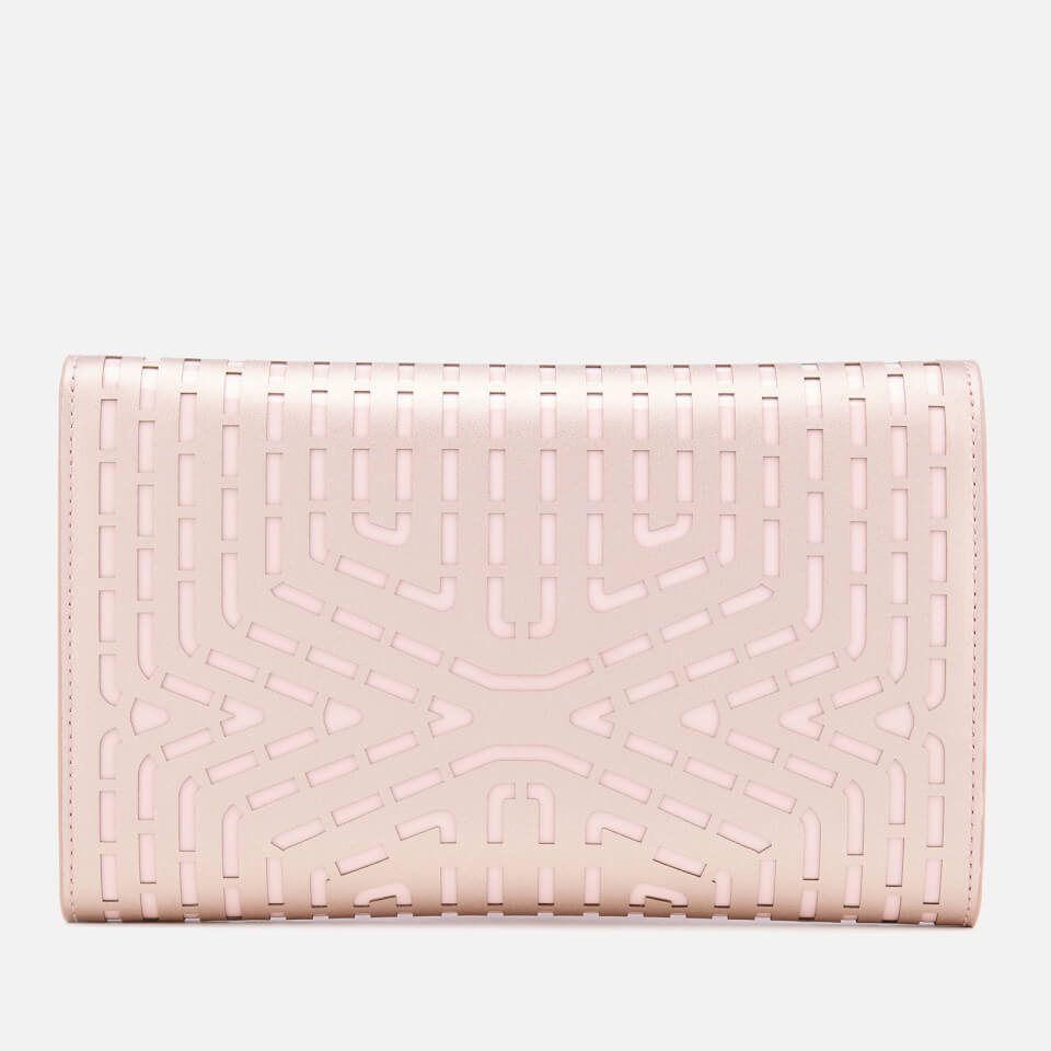 Ted Baker Women's Bree Cut Out Bow Clutch Bag - Rose Gold