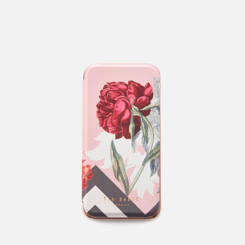 Ted Baker Women's Carolyn Palace Garden iPhone Flip Case - Dusky Pink