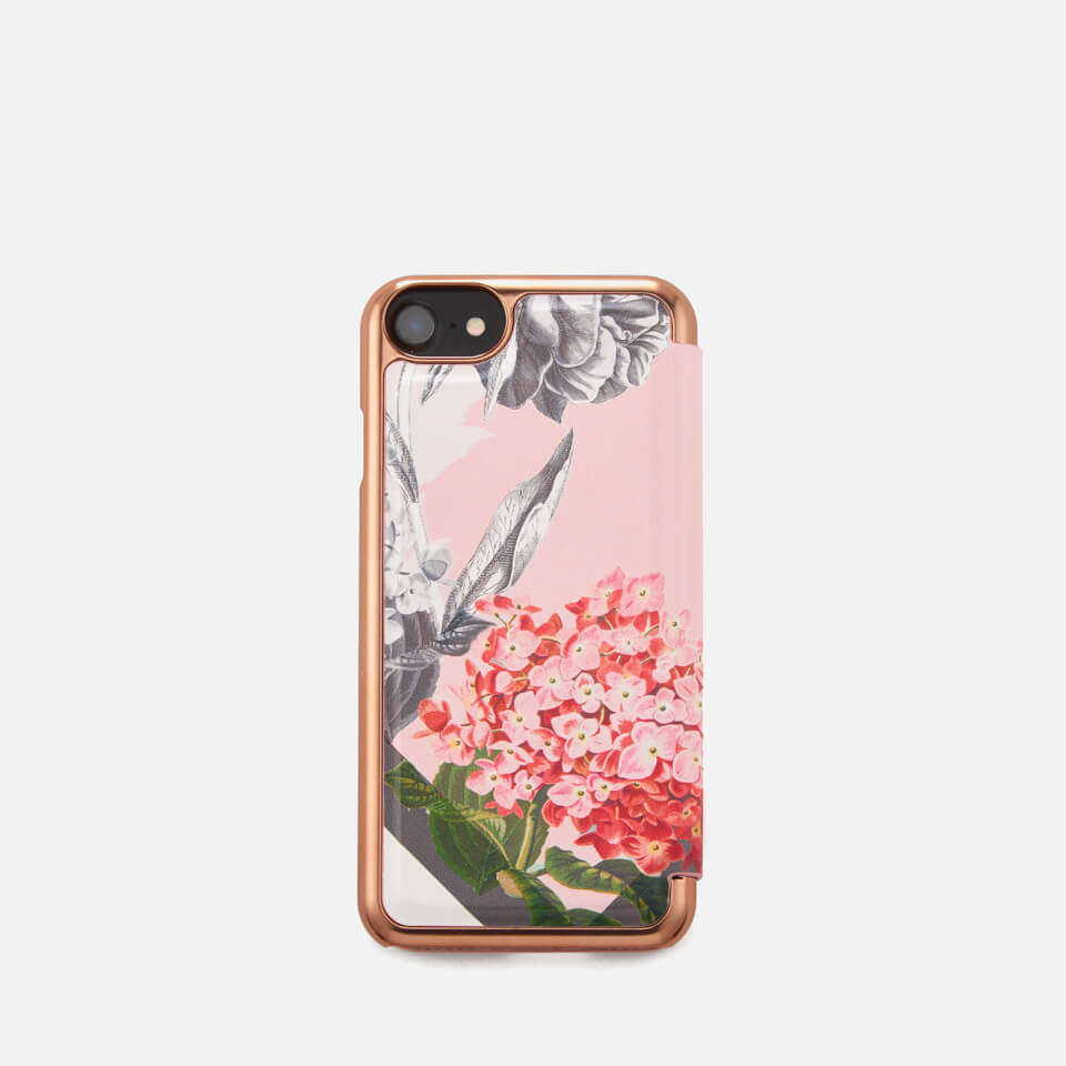 Ted Baker Women's Carolyn Palace Garden iPhone Flip Case - Dusky Pink