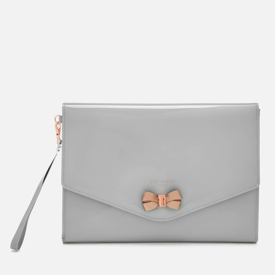 Ted Baker Women's Luanne Bow Envelope Pouch - Mid Grey