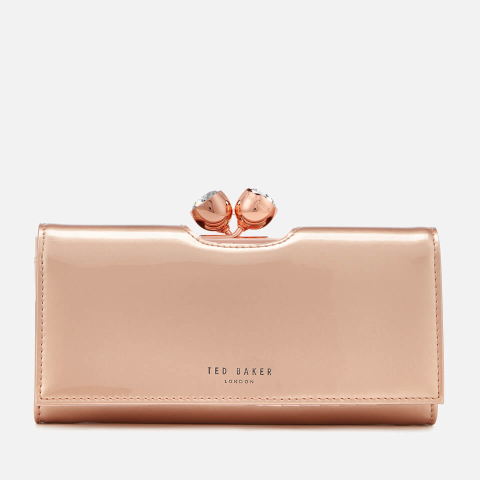 Ted Baker Women's Honeyy Twisted Bobble Patent Matinee Purse - Rose Gold