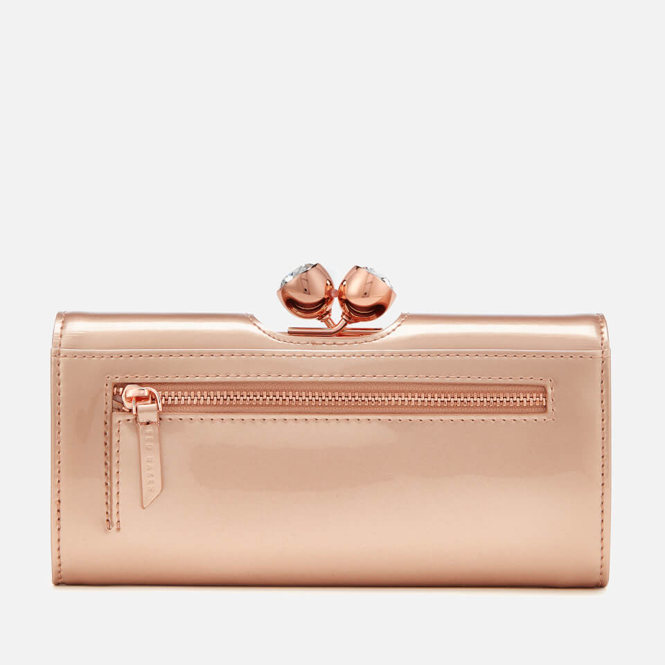 Ted Baker Women's Honeyy Twisted Bobble Patent Matinee Purse - Rose Gold
