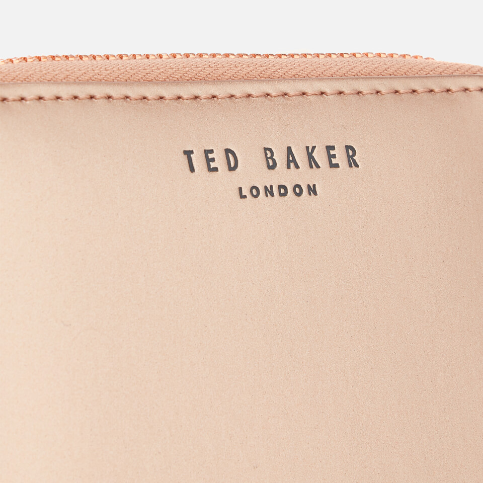 Ted Baker Women's Omarion Patent Zip Around Mini Purse - Rose Gold