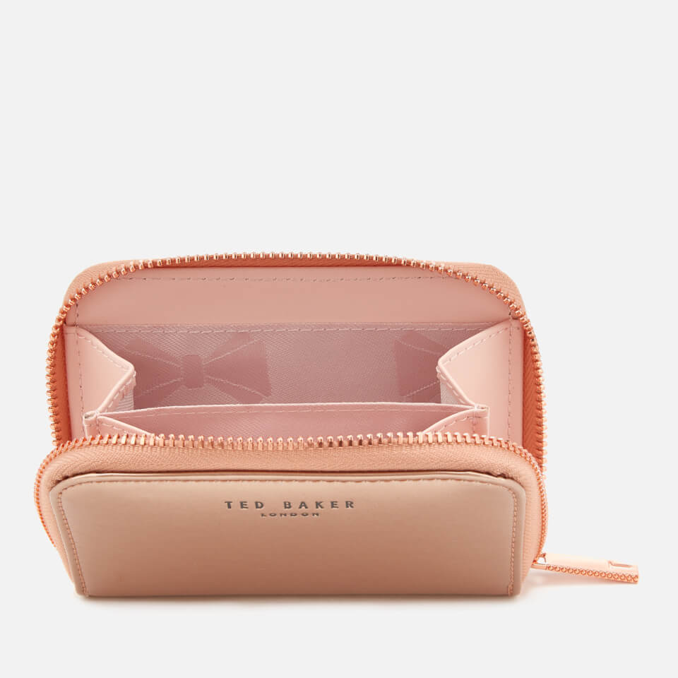 Ted Baker Women's Omarion Patent Zip Around Mini Purse - Rose Gold