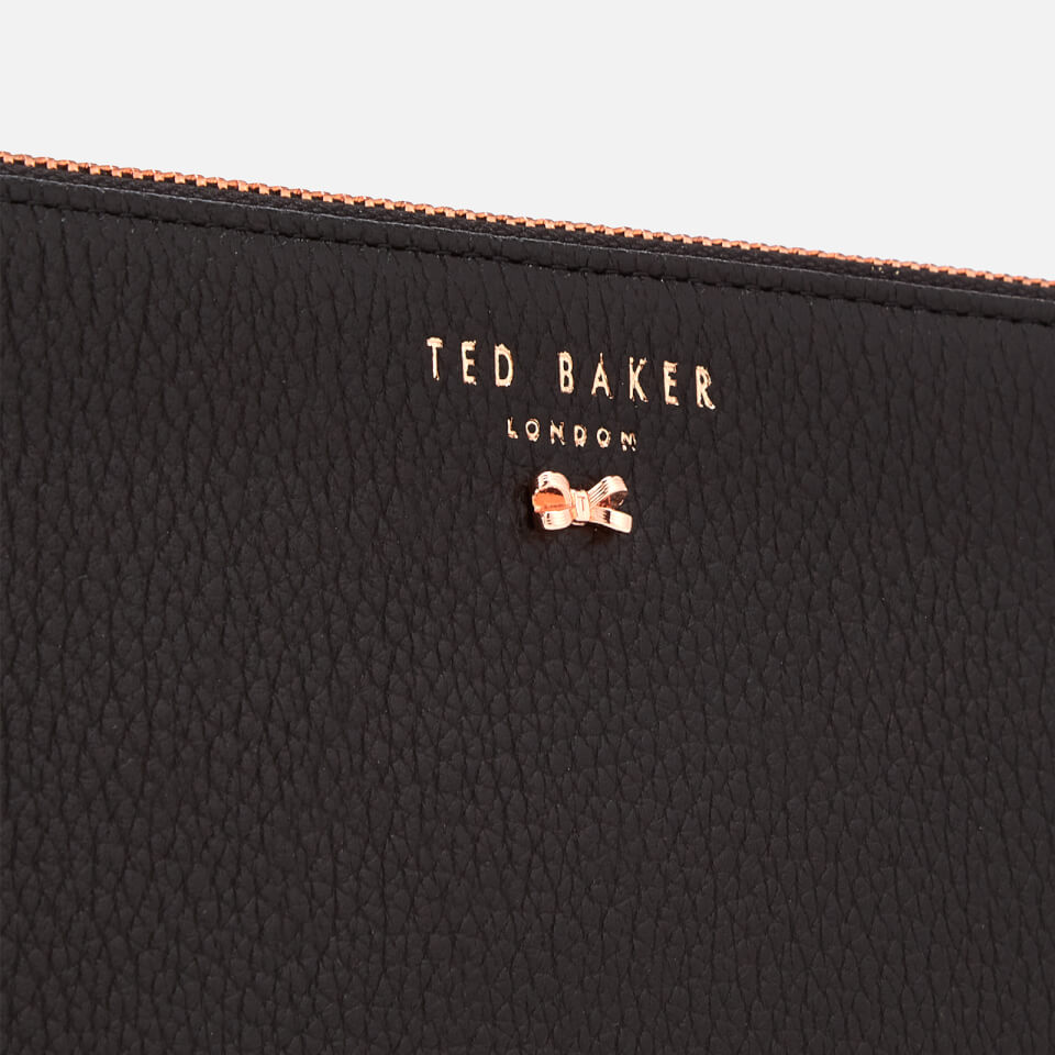 Ted Baker Women's Pasy Textured Leather Zip Matinee Purse - Black