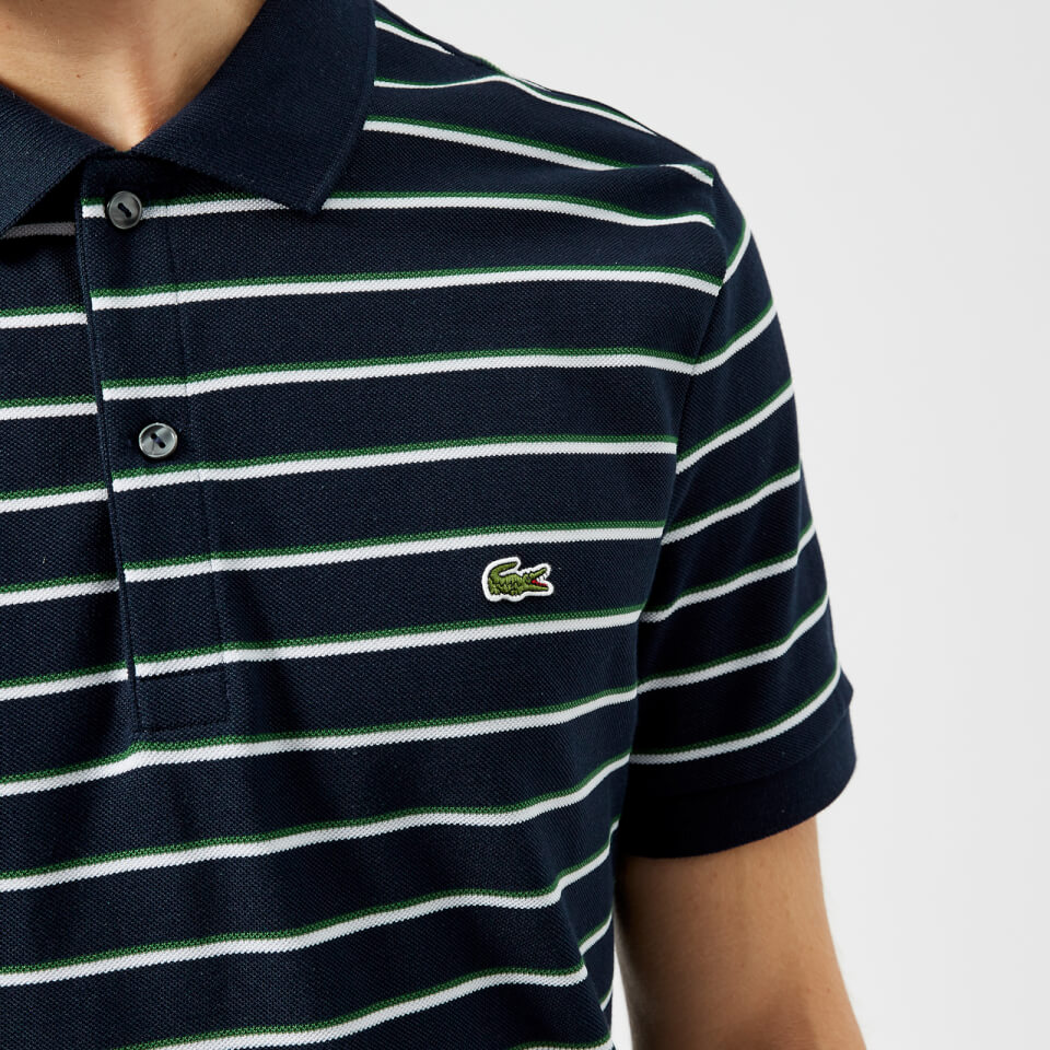 Lacoste polo shirt striped store