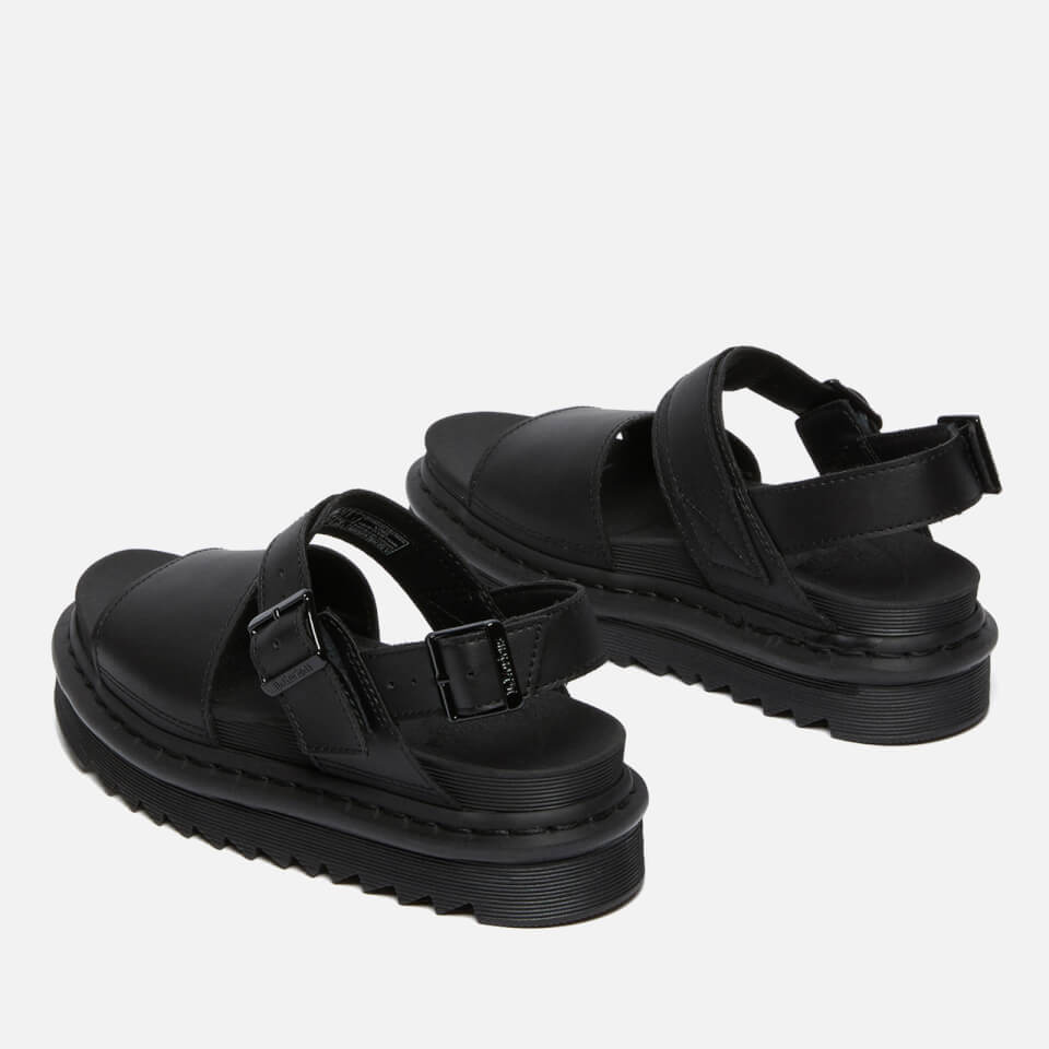 Dr. Martens Women's Voss Leather Strap Sandals - Black