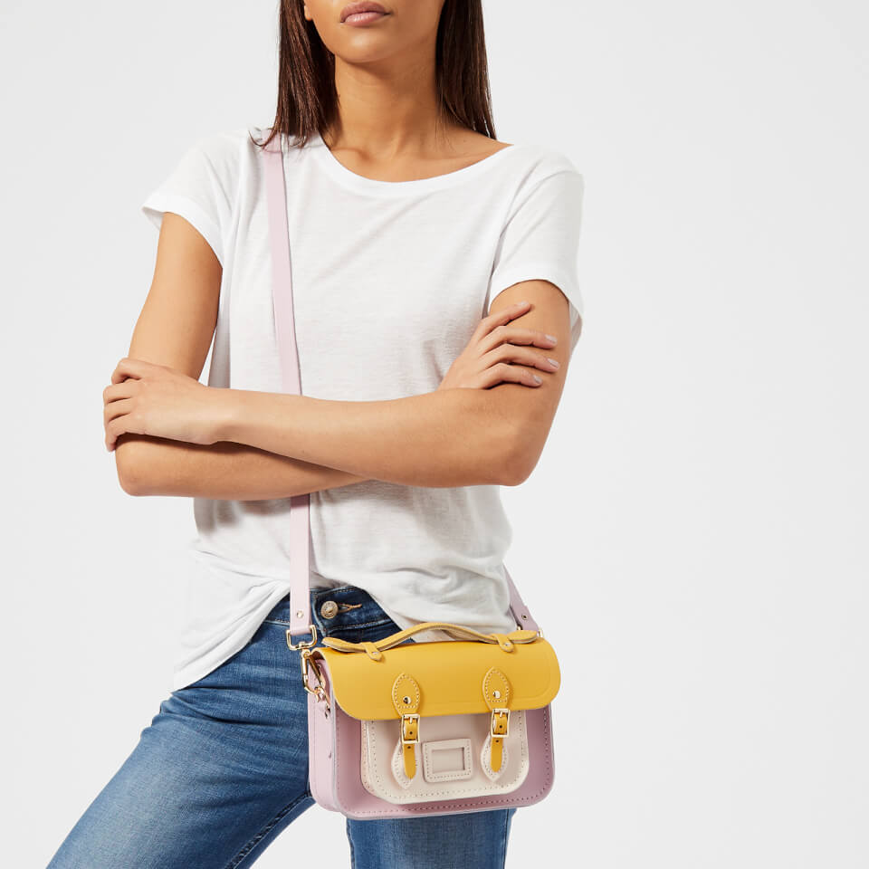 The Cambridge Satchel Company Women's Mini Satchel - Light Lilac/Yellow/Chalk