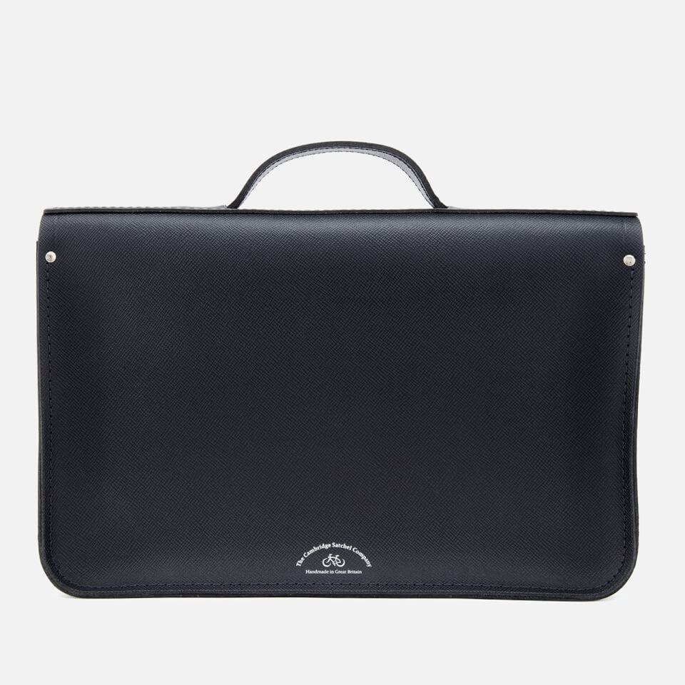 The Cambridge Satchel Company Women's 15 Inch Batchel - Navy Saffiano