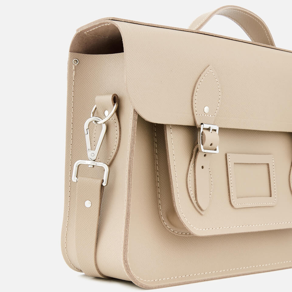 The Cambridge Satchel Company Women's 15 Inch Batchel - Putty Saffiano
