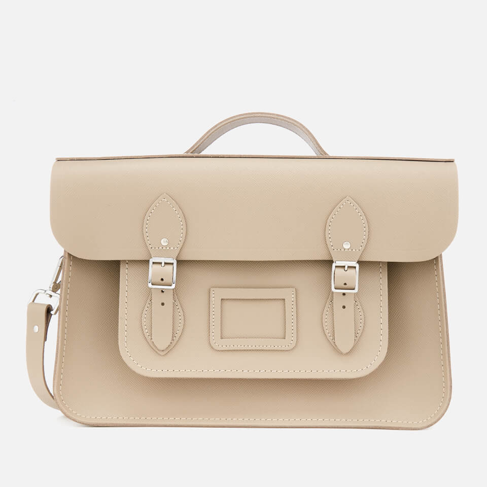 The Cambridge Satchel Company Women's 15 Inch Batchel - Putty Saffiano