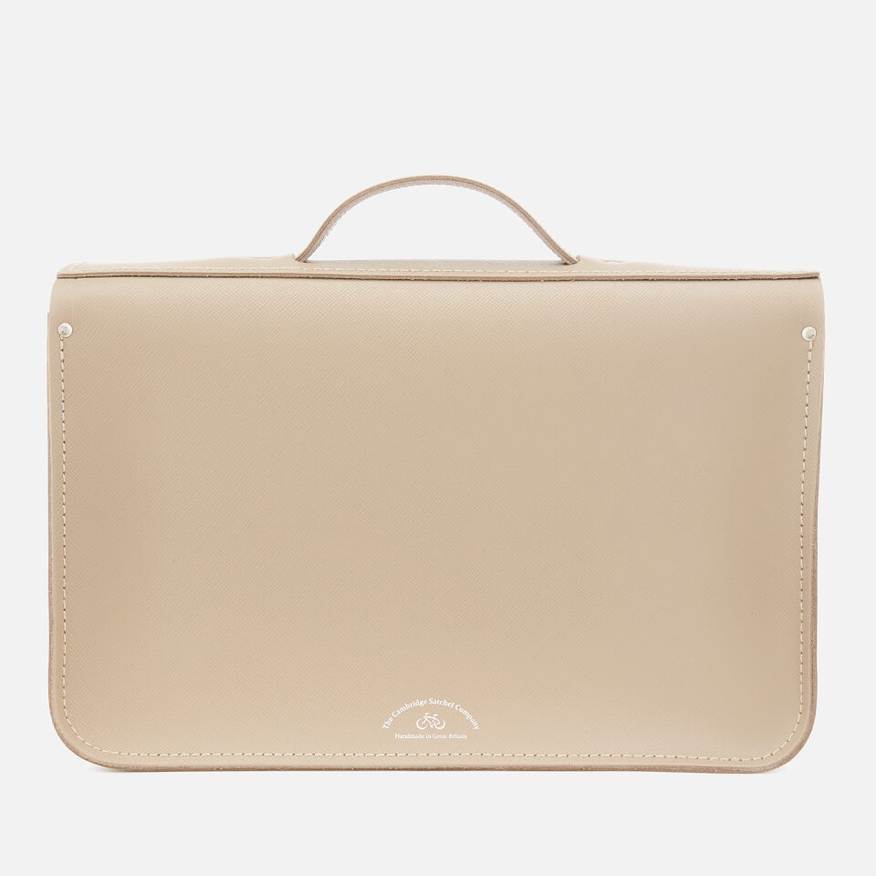 The Cambridge Satchel Company Women's 15 Inch Batchel - Putty Saffiano