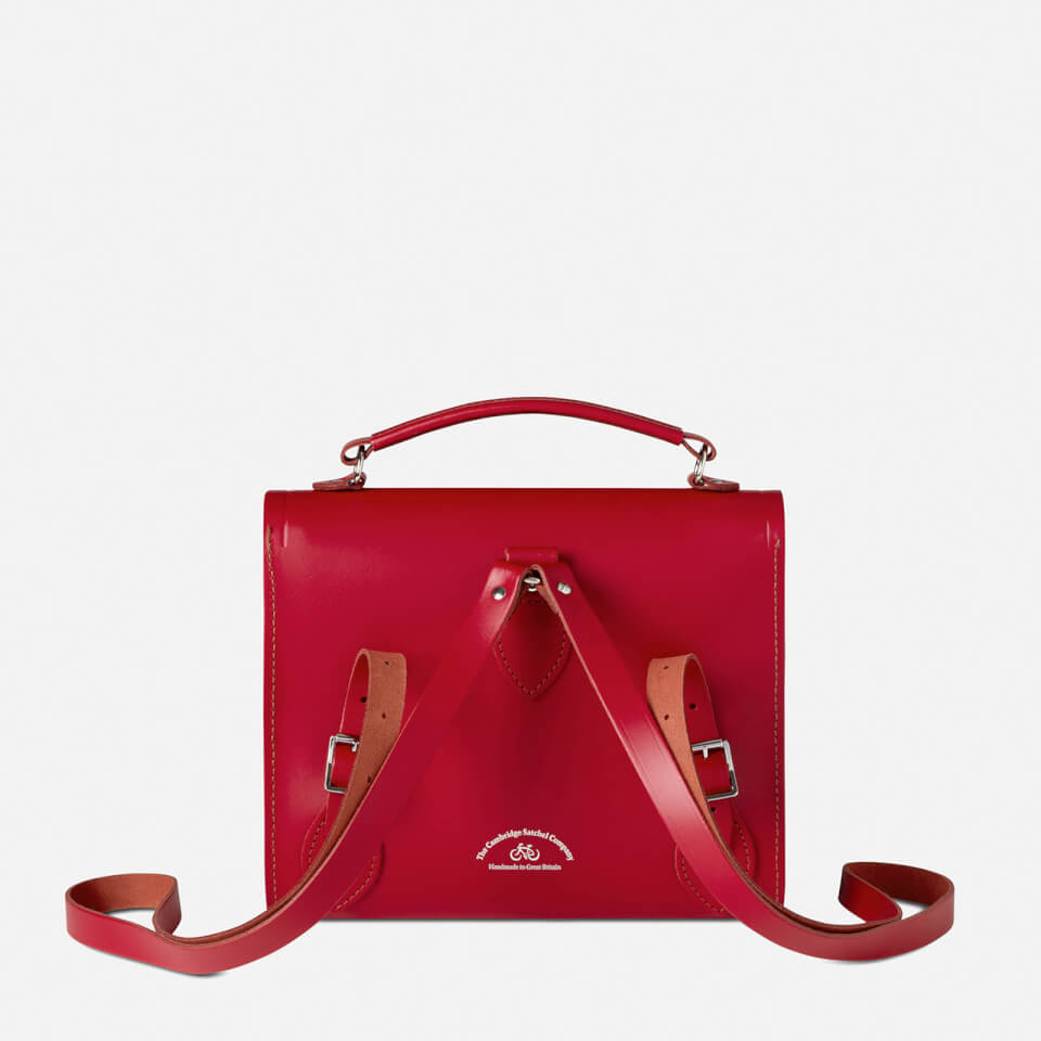 The Cambridge Satchel Company Women's Barrel Backpack - Crimson