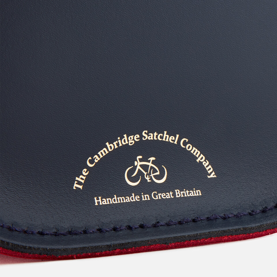 The Cambridge Satchel Company Women's Saddle Bag - Navy & Crimson