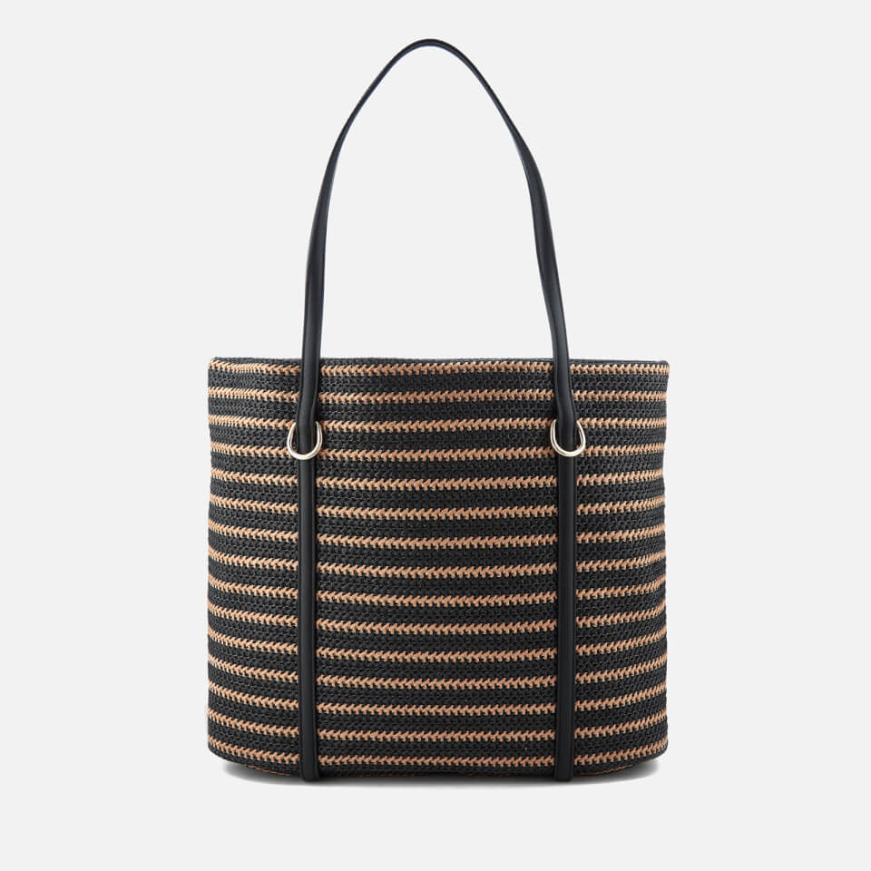Lauren Ralph Lauren Women's Langdon Tote Bag - Natural/Black Stripe