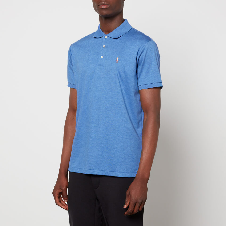 Polo Ralph Lauren Men's Slim Fit Soft Touch Polo Shirt - Faded Royal  Heather - S | Coggles