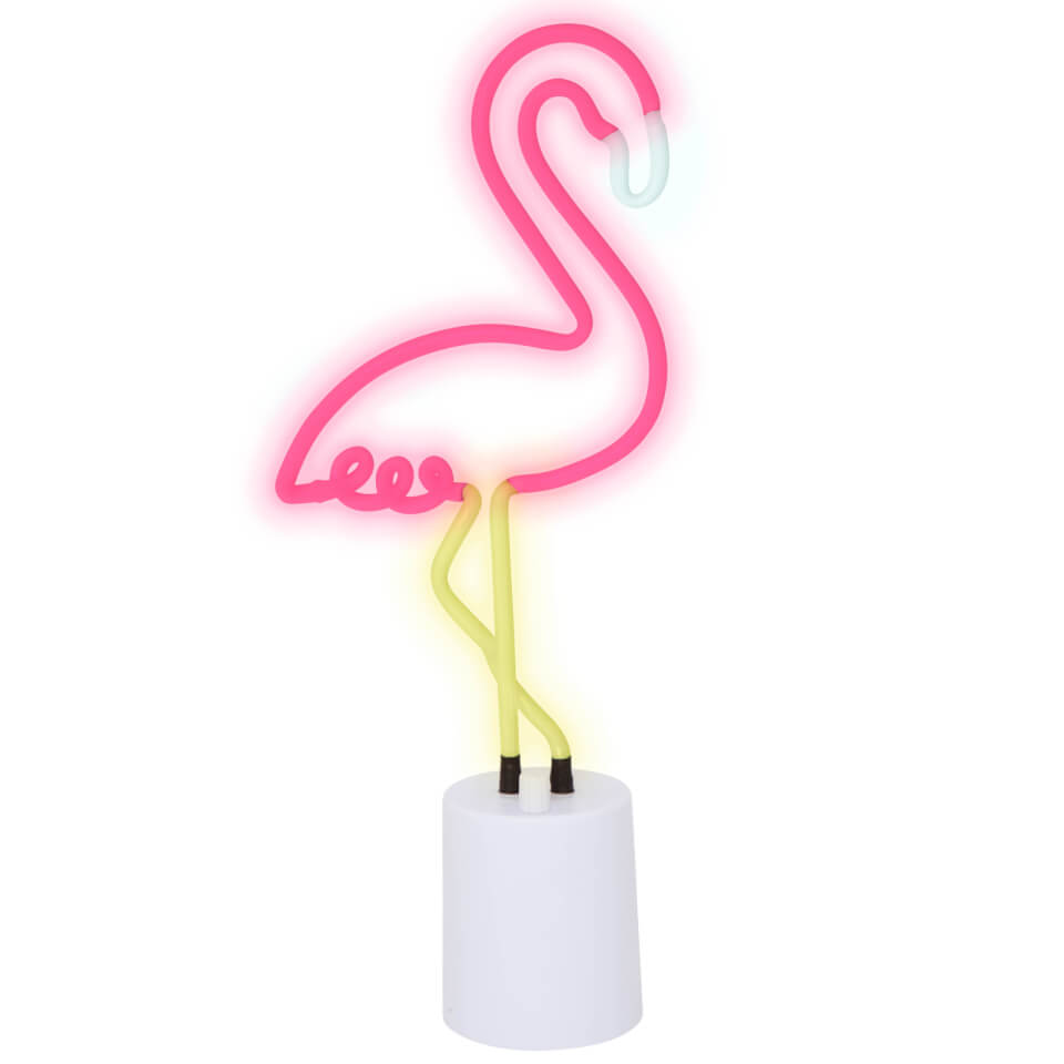 Large flamingo neon light deals