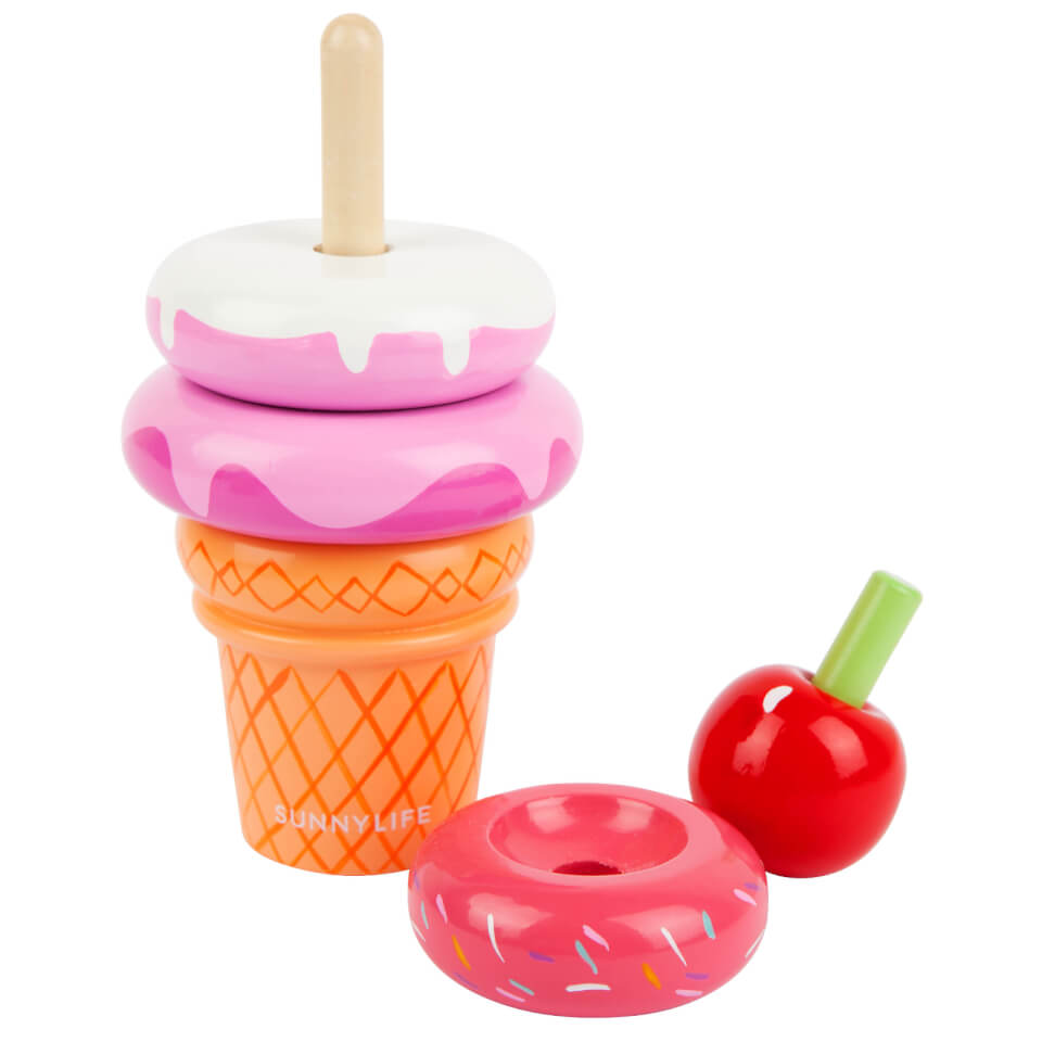 Sunnylife Ice Cream Stacking Toy